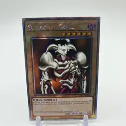 *** SUMMONED SKULL *** 1ST EDITION PLATINUM SECRET RARE RA03-EN086 YUGIOH! - Image 1