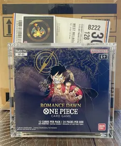 One Piece OP-01 Romance Dawn English BLUE Bottom Booster Box 1st Wave November! - Image 1