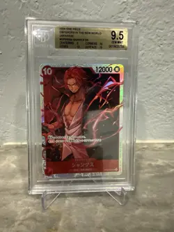 Shanks OP09-004 One Piece: Emperors in the New World Japanese BGS 9.5 - Image 1