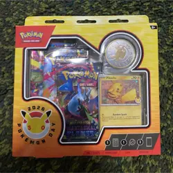 Pokemon TCG Phantasmal Flames Box Pokemon Day 2026 Booster Packs Promo Card - Image 1