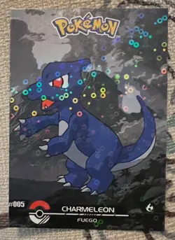 Pokemon TCG Charmeleon #005 Full Art Holo Rare Crystal Card Collection Near Mint - Image 1