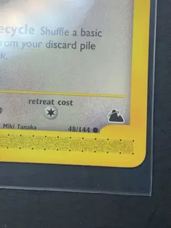 Pokemon Cleffa 48/144 Skyridge Regular Common Card 2003 English TCG - Image 3