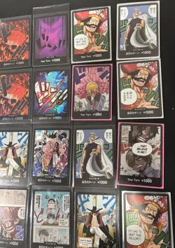 One Piece Don cards Foil (29) non-foil (100+) Lot of (JP) & few English Cards NM - Image 4