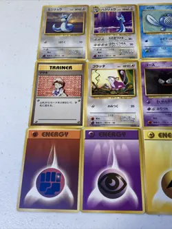 15 Base Set Japanese Pokemon Trading Cards Dragonair 148 Magmar Abra Sandshrew - Image 2