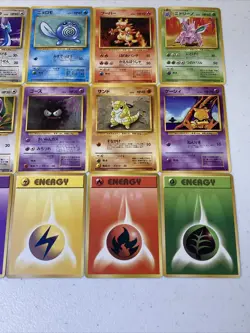 15 Base Set Japanese Pokemon Trading Cards Dragonair 148 Magmar Abra Sandshrew - Image 3