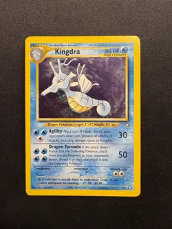 Kingdra Holo Pokemon TCG Neo Genesis Card 8/111 - Holo Rare WOTC LP - Image 1