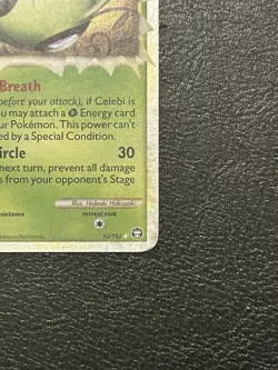 Celebi Prime 92/102- Heart Gold Soul Silver Triumphant LP Pokemon Card - Image 5
