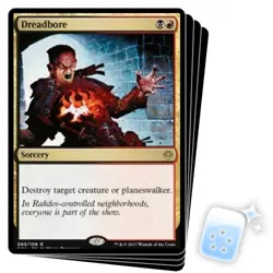DREADBORE X4 Archenemy: Nicol Bolas Magic MTG MINT CARD - Image 1