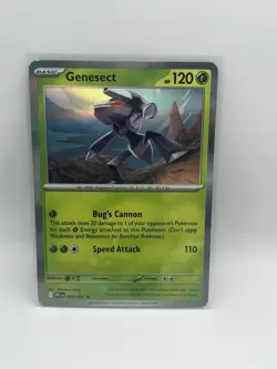 Pokemon Genesect 008/094 Me02: Phantasmal Flames Holo Rare Basic Card - Image 1
