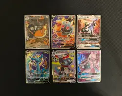 Nintendo Pokemon TCG Foil Card Lot Charizard, Diancie, Delphox, Emboar, Gallade - Image 1