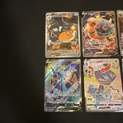 Nintendo Pokemon TCG Foil Card Lot Charizard, Diancie, Delphox, Emboar, Gallade - Image 2