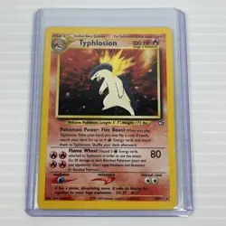 Pokemon Card Typhlosion 18/111 Holo Rare Neo Genesis 2000 MP - Image 1