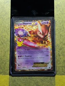 088 - Original Owner Mewtwo EX 54/99 Celebrations: Classic Collection Holo Card - Image 3