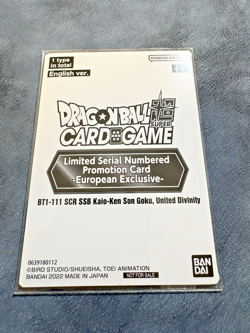 Dragon Ball Super Card Game - Kaio-Ken United Divinity BT1-111 -Europe Exclusive - Image 1