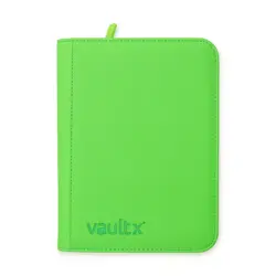 Vault X Trading Card Binder – 9 Pocket Side Loading Album – Neon Green - Image 1