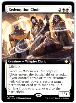 MTG Redemption Choir 42 Extended Art Lost Caverns of Ixalan - Image 1