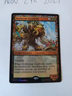 Verdurous Gearhulk Foil Masterpiece Series: Kaladesh Inventions NM Condition - Image 1