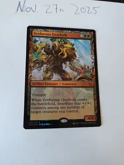 Verdurous Gearhulk Foil Masterpiece Series: Kaladesh Inventions NM Condition - Image 2