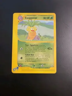 Pokemon TCG Exeggutor Aquapolis 12/147 Regular Nonholo NM - Image 1