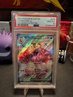 Pokemon TCG Pokemon Charizard ex #074 PSA GEM MT 10 - Image 1