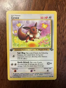 Pokemon Eevee Jungle First Edition 51/64 - Image 1