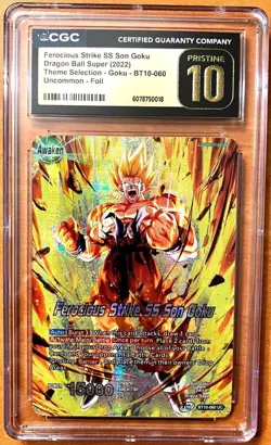 5 DBS & Pokemon PSA 10 Slabs (Custom Listing) Goku, Charizard, Vegeta, Trunks - Image 1