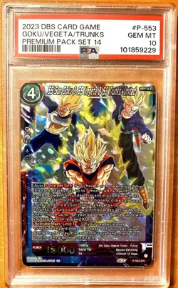 5 DBS & Pokemon PSA 10 Slabs (Custom Listing) Goku, Charizard, Vegeta, Trunks - Image 4
