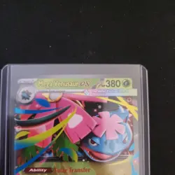Pokemon Mega Venusaur ex MEP 013 Mega Evolution Black Star Promo - Image 2