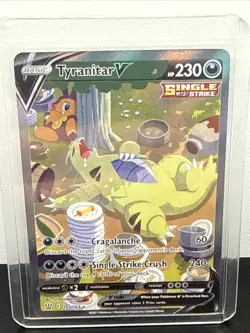 Pokemon Battle Styles Tyranitar V 155/163 Alternate Art - Image 1