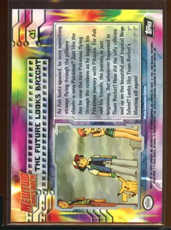 The Future Looks Bright Foil Ex 41 Mewtwo Strikes Black Logo Topps Movie Pokemon - Image 2