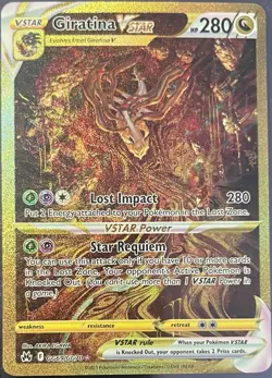 Pokemon TCG Giratina VSTAR GG69/GG70 Crown Zenith Galarian Gallery NM - Image 1