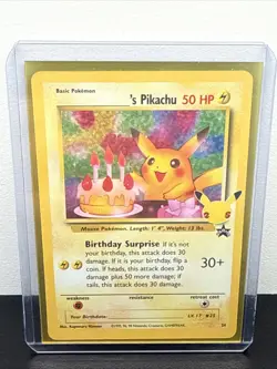 Pokemon TCG Celebrations Birthday Pikachu - Image 1