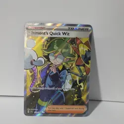 Pokemon Clemont's Quick Wit SV08: Surging Sparks Holo Ultra Rare Trainer 229/191 - Image 1