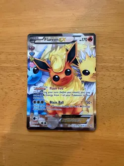 Pokemon Flareon EX Full Art RC28-32 Generations Radiant Collection DMG - Image 1