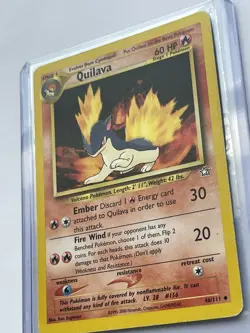 Pokemon TCG Quilava Neo Genesis 46/111 Regular Unlimited Uncommon - Image 2