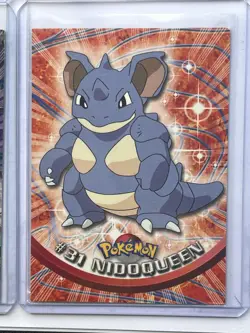 Pokemon Topps TV Animation Lot Of 4. Geodude Nidoqueen Victreebell Metapod - Image 2