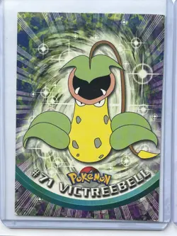 Pokemon Topps TV Animation Lot Of 4. Geodude Nidoqueen Victreebell Metapod - Image 3