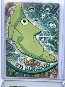 Pokemon Topps TV Animation Lot Of 4. Geodude Nidoqueen Victreebell Metapod - Image 4