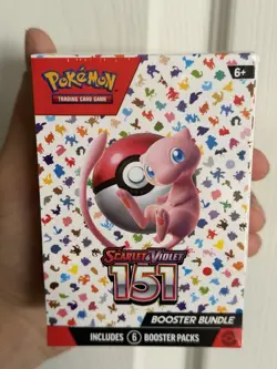 Pokemon Scarlet & Violet 151 Booster Bundle Box Mew 6 Booster Packs English 2023 - Image 1