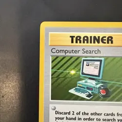 Vintage Pokemon Shadowless Computer Search 71/102 Base Set WotC 1999 - Image 2