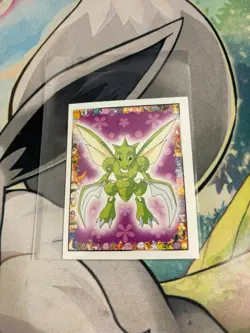 POKEMON SERIES 1, MERLIN TOPPS STICKER # 123, SCYTHER, YEAR 1999 - Image 1