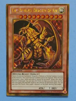 Yugioh The Winged Dragon of Ra - PGLD-EN031 - Gold Secret Rare - 1st Edition - Image 1