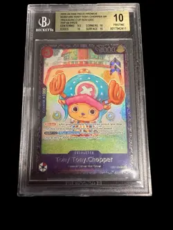 2024 ONE PIECE PROMOS TREASURE CUP-TOP 64 #006 TONY TONY CHOPPER BGS 10 - Image 1