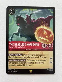 Disney Lorcana TCG The Headless Horseman - Terror of Sleepy Hollow 125/204 - Image 1