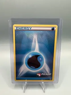 Pokemon WATER ENERGY Card 107/114 Holo B&W League Promo - Image 1