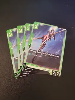 Gundam Card Game | Wing Gundam | ST02-002 | Playset Of 4 - Image 1