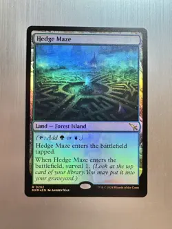 Hedge Maze - 262 - MTG: Murders at Karlov Manor - Rare - FOIL - Image 1
