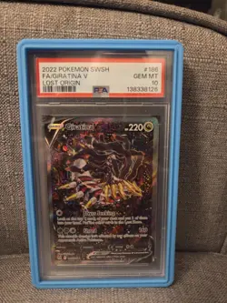 PSA 10 GEM MINT Giratina V 186/196 Lost Origin Alt Art Holo Pokemon Card - Image 2
