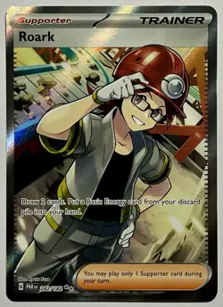 Roark 242/182 (LP) Illustration Rare Scarlet & Violet: Paradox Rift 2023 Pokemon - Image 1