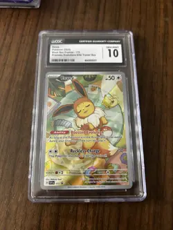 Pokemon TCG Graded Card Lot 2023 Charizard ex, Glaceon VMAX, Eevee, Mewtwo - Image 3